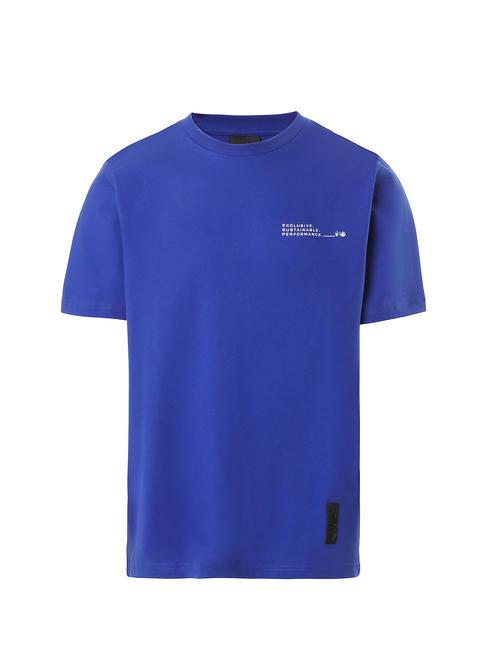MASERATI Baumwoll-T-Shirt mit Aufdruck Elektrisches Blau - Herren-T-Shirts