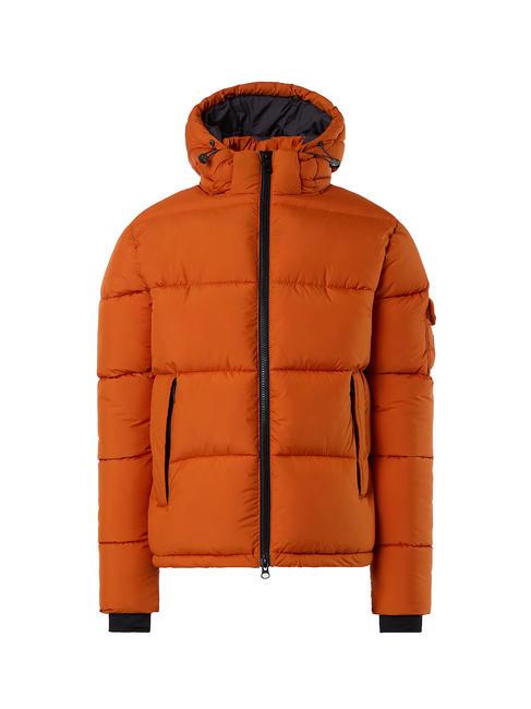 BEAM PUFFER Jacke mit Kapuze goldene Flamme - Daunenjacken für Herren