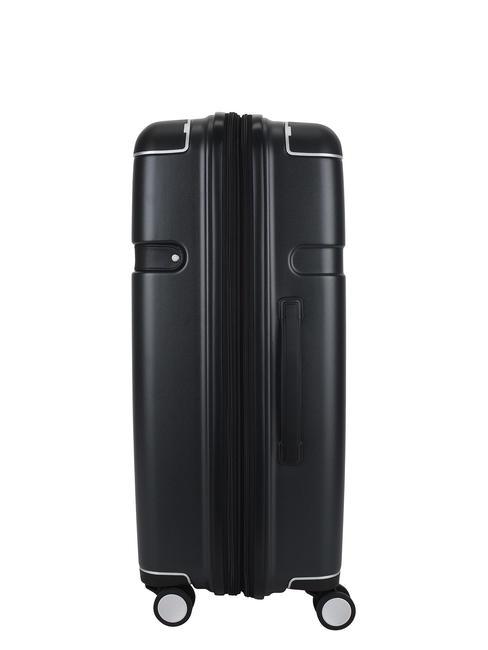 1881 Mittelgro&szlig;er erweiterbarer Trolley Schwarz - Harte Trolleys