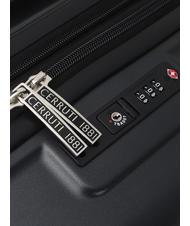 CERRUTI 1881 Mittelgro&szlig;er erweiterbarer Trolley Schwarz - Harte Trolleys - 6