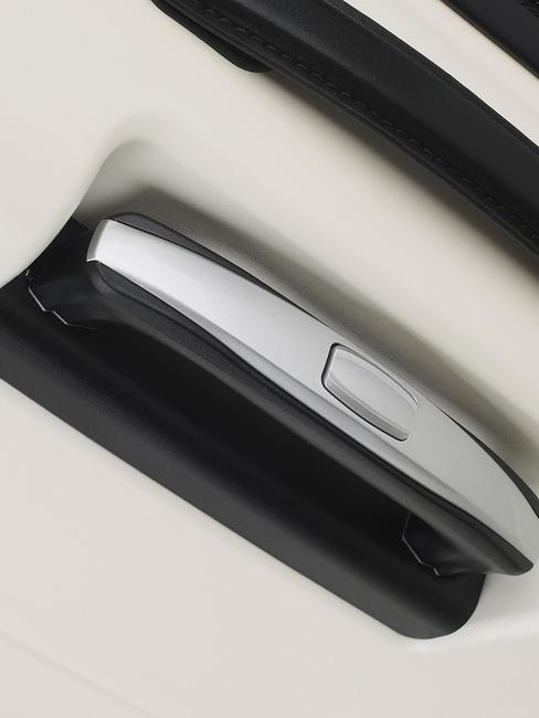 1881 Mittelgroßer erweiterbarer Trolley Beige - Harte Trolleys