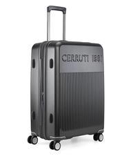 CERRUTI 1881 Mittelgroßer erweiterbarer Trolley Grau - Harte Trolleys - 4