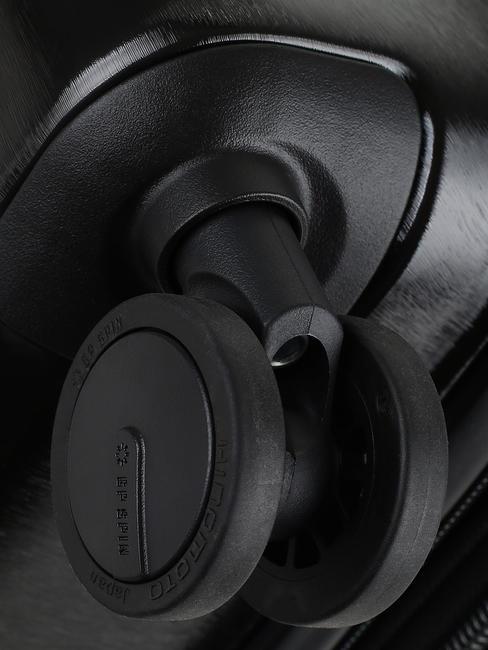 1881 Mittelgroßer erweiterbarer Trolley Schwarz - Harte Trolleys