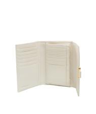 COCCINELLE KATTIE Mittelgro&szlig;e Geldb&ouml;rse aus genarbtem Leder Kokosmilch - Brieftaschen Damen - 2