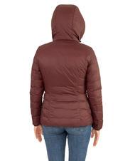 DEKKER SCIRE NY DOUBLE Doppelseitige Daunenjacke mit Kapuze Cordovan-Leder - Tabasco - Daunenjacken für Damen - 6