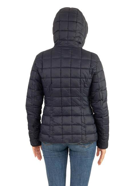 SCIRE NY DOUBLE Doppelseitige Daunenjacke mit Kapuze dunkler Wald - Graphitblau - Daunenjacken f&uuml;r Damen
