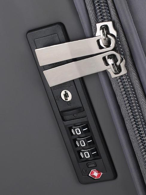 AUDRIK Mittelgroßer Trolley Grau - Halbharte Trolleys