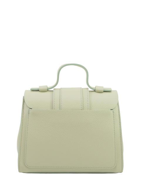 SABRINA Dollar-Umhängetasche aus Leder arktisches Blaugrün - Damentaschen