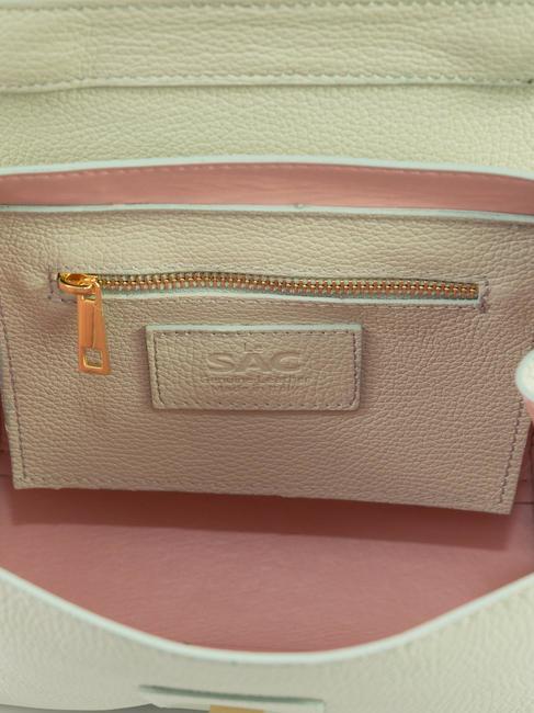 SABRINA Dollar-Umhängetasche aus Leder arktisches Blaugrün - Damentaschen