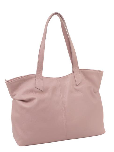 MARTINA Dollar-Shopper-Tasche aus Leder tausendj&auml;hriges Rosa - Damentaschen