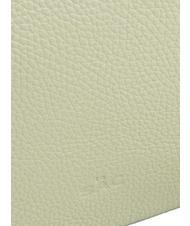 LESAC SIMONA Umhängetasche aus Tris-Dollar-Leder arktisches Blaugrün - Damentaschen - 6