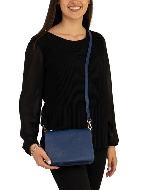 SIMONA Umhängetasche aus Tris-Dollar-Leder Jeans - Damentaschen