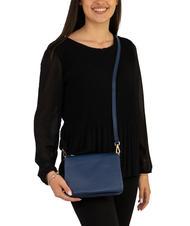 LESAC SIMONA Umhängetasche aus Tris-Dollar-Leder Jeans - Damentaschen - 4