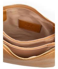 LESAC SIMONA Umhängetasche aus Tris-Dollar-Leder dunkles Leder - Damentaschen - 5