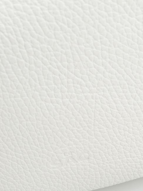 SIMONA Umhängetasche aus Tris-Dollar-Leder optisches Weiß - Damentaschen