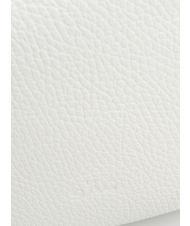 LESAC SIMONA Umhängetasche aus Tris-Dollar-Leder optisches Weiß - Damentaschen - 6