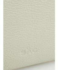 LESAC ROBERTA Dollar-Clutch aus Leder arktisches Blaugrün - Damentaschen - 5