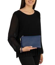 LESAC ROBERTA Dollar-Clutch aus Leder Jeans - Damentaschen - 4