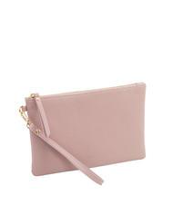 LESAC ROBERTA Dollar-Clutch aus Leder tausendjähriges Rosa - Damentaschen - 2