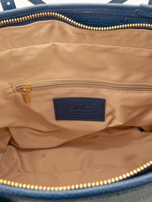 CHIARA Dollar-Shopper-Tasche aus Leder Jeans - Damentaschen