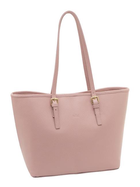 CHIARA Dollar-Shopper-Tasche aus Leder tausendjähriges Rosa - Damentaschen