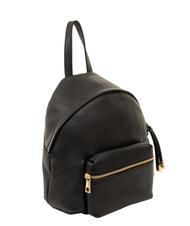 LESAC VANESSA Dollar-Rucksack aus Leder Schwarz - Damentaschen - 2
