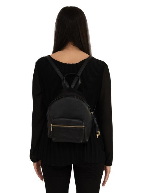 VANESSA Dollar-Rucksack aus Leder Schwarz - Damentaschen