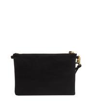 LESAC CLAUDIA Dollar-Clutch aus Leder mit Schultergurt Schwarz - Damentaschen - 3