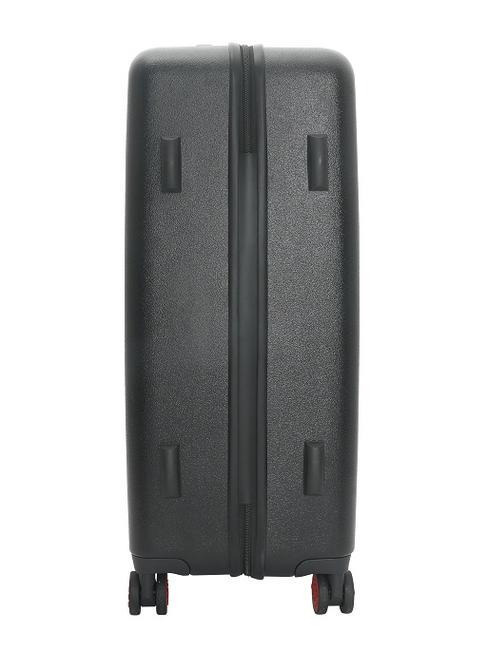 SIGNATURE Mittelgroßer Trolley Schwarz Rot - Harte Trolleys