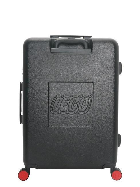 SIGNATURE Mittelgroßer Trolley Schwarz Rot - Harte Trolleys