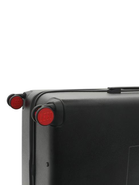 SIGNATURE Mittelgroßer Trolley Schwarz Rot - Harte Trolleys