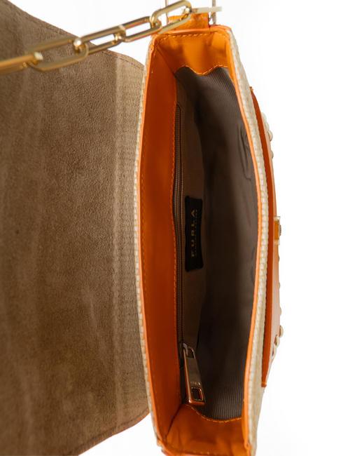 MISS MIMI Mini-Umhängetasche Wüste + Mandarine - Damentaschen