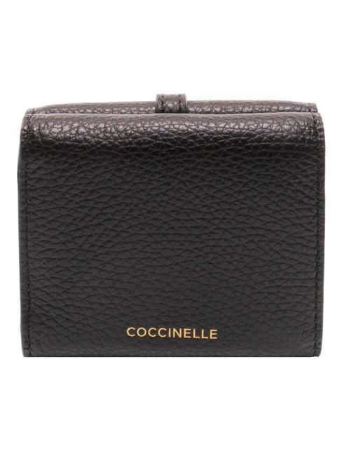 CHERRY Mini-Geldbörse aus Leder Schwarz - Brieftaschen Damen