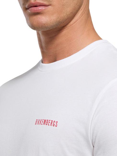 VERTICAL STRIPES Baumwoll t-shirt Wei&szlig; - Herren-T-Shirts