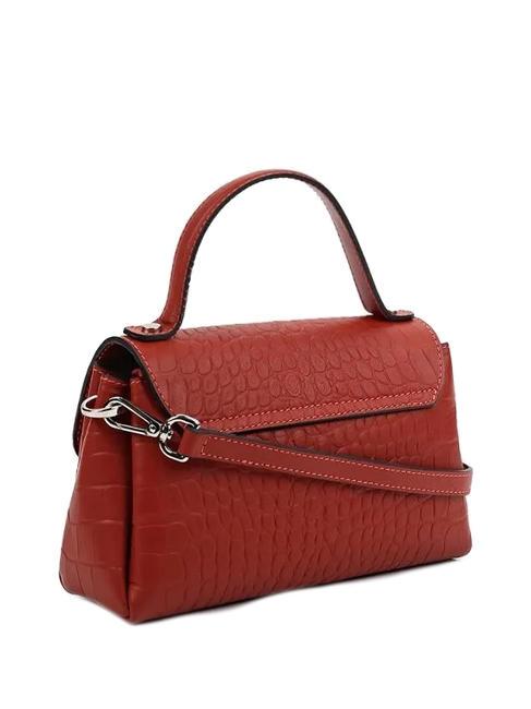 BIGNE Kleine Tasche aus Kokosleder Backstein - Damentaschen