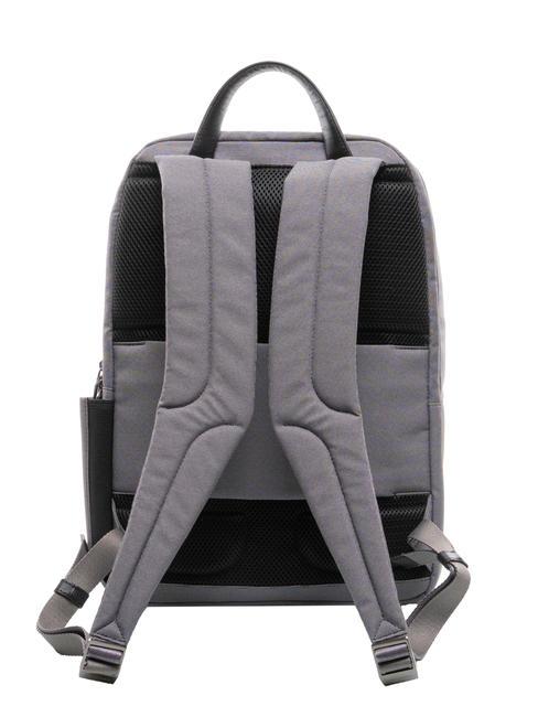 KLOUT Rucksack aus Leder und Stoff, 15,6-Zoll-PC-Halterung grau2 - PC-Rucksäcke