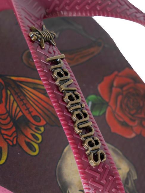 TOP TRIBO Flip Flops violetter Boden - Herrenschuhe