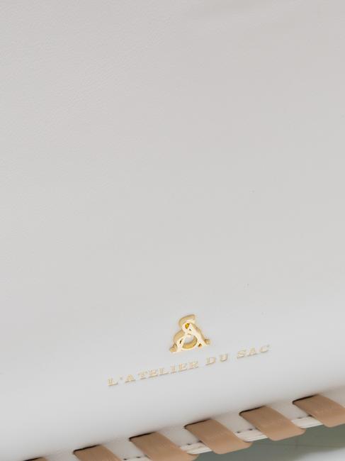 MIDNIGHT IN PARIS Schultertasche weiß/braun - Damentaschen