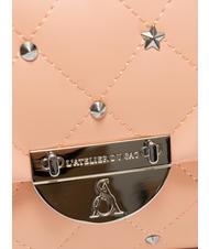 L'ATELIER DU SAC REBECCA Gesteppte Tasche mit Klappe Pfirsich - Damentaschen - 3