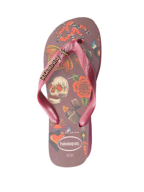 TOP TRIBO Flip Flops violetter Boden - Herrenschuhe