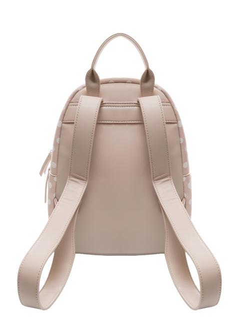 LADY Gepunkteter Rucksack mit Schal sand/weiß - Damentaschen