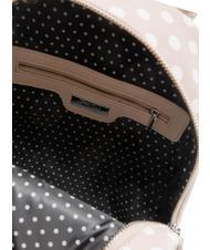 PASH BAG LADY Gepunkteter Rucksack mit Schal sand/weiß - Damentaschen - 6