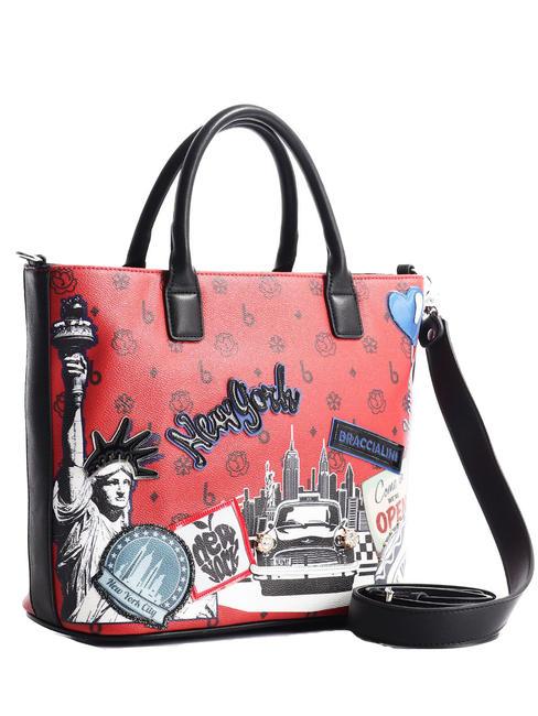 TUA CARTOLINE New York Handtasche, mit Schultergurt multi - Damentaschen