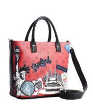 BRACCIALINI TUA CARTOLINE New York Handtasche, mit Schultergurt multi - Damentaschen - 2