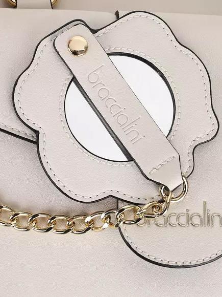 MIRROR  Handtasche, mit Schultergurt Wei&szlig; - Damentaschen