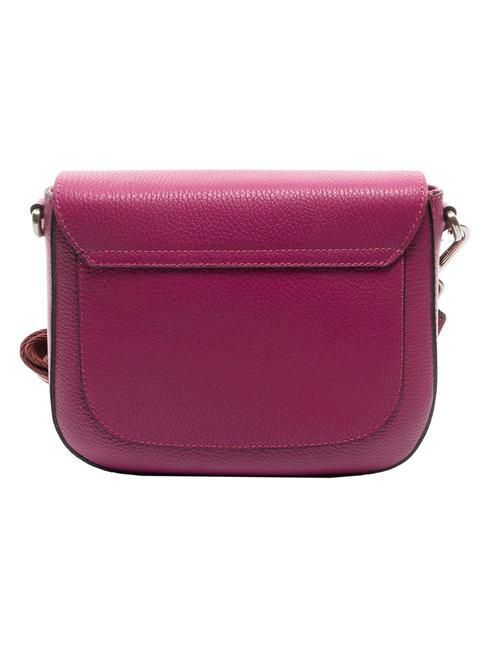 ALLY  Mini-Umh&auml;ngetasche aus Leder hei&szlig;es Rosa - Damentaschen