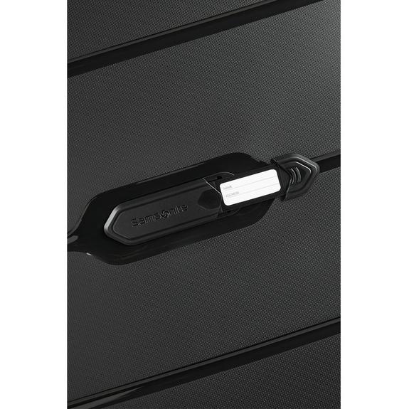 Trolley FLUX, mittlere Größe, erweiterbar SCHWARZ - Harte Trolleys