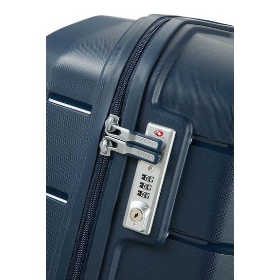 Trolley FLUX, mittlere Größe, erweiterbar blu navy - Harte Trolleys