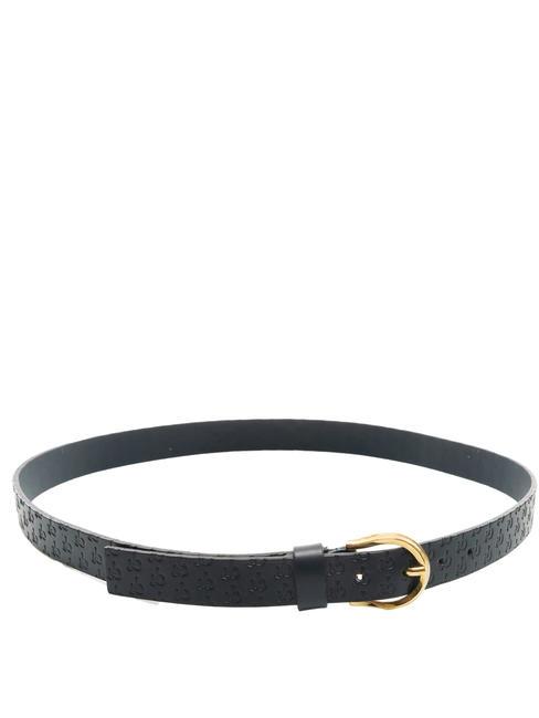 EMBOSSED Lederg&uuml;rtel blau - G&uuml;rtel