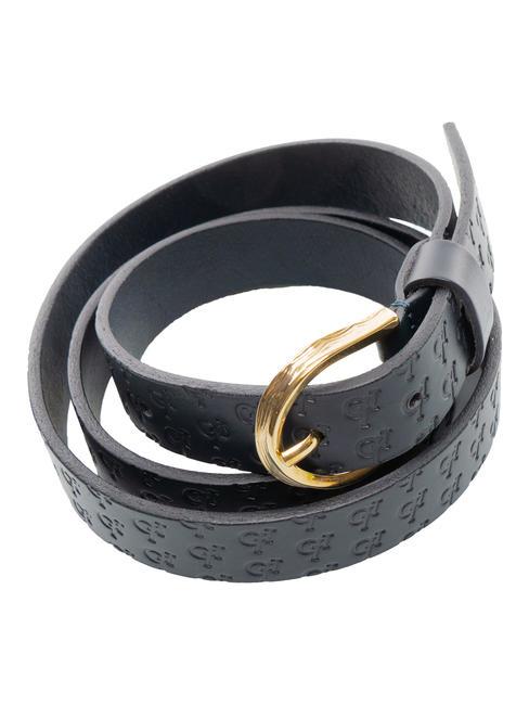 EMBOSSED Lederg&uuml;rtel blau - G&uuml;rtel